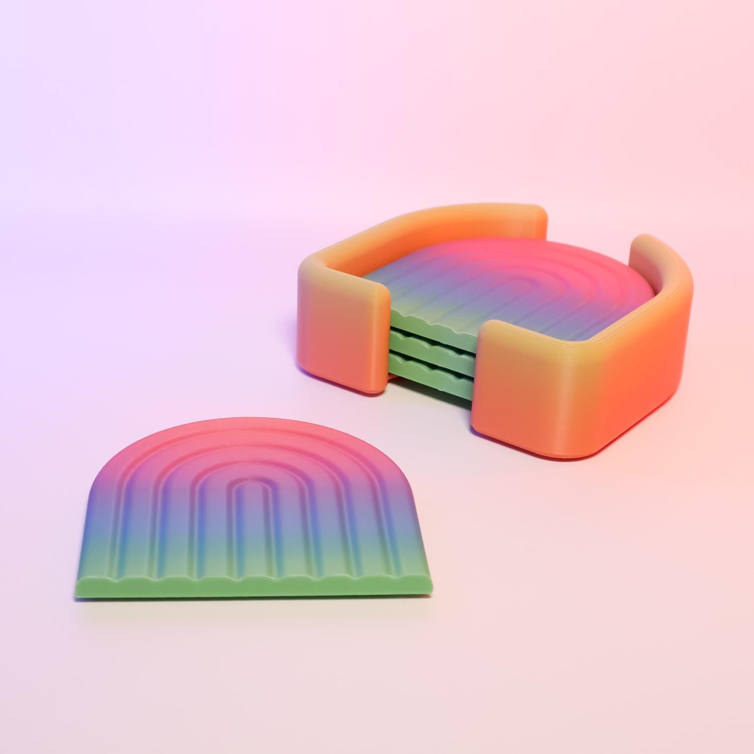 Rainbow Coaster Set