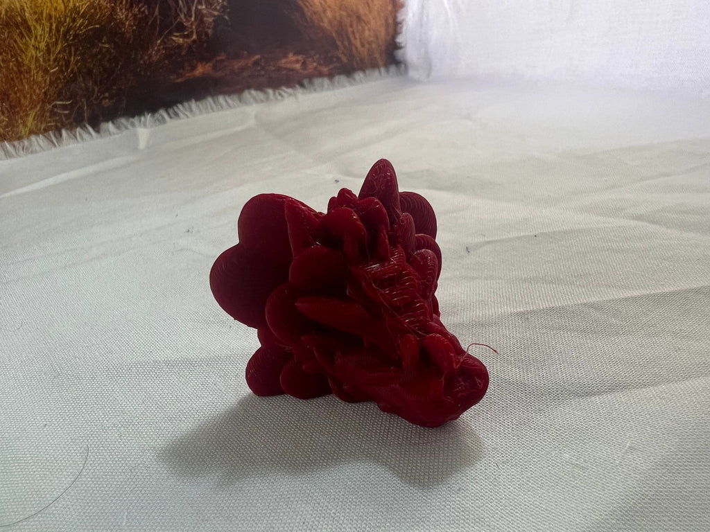 3d Printed Dragon Head Keychain