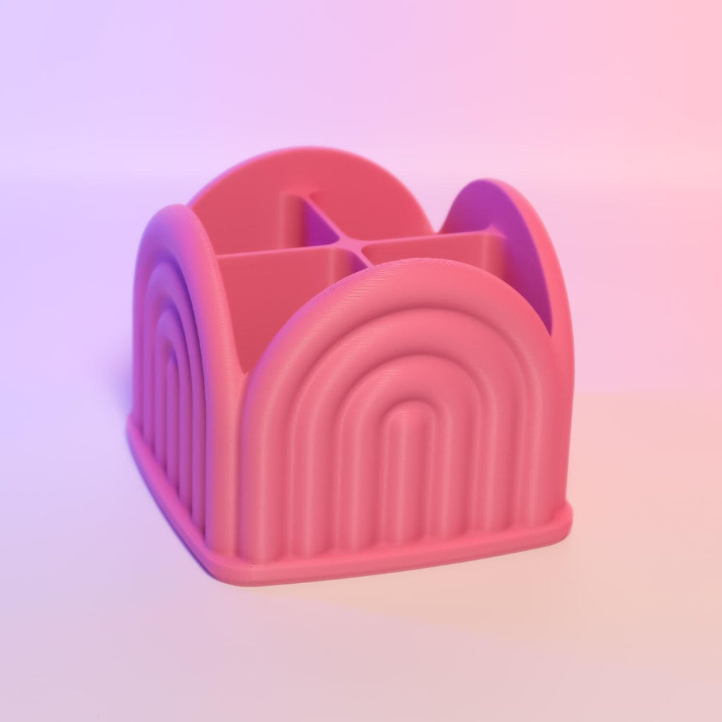 Rainbow Desk Organizer, Four Compartments