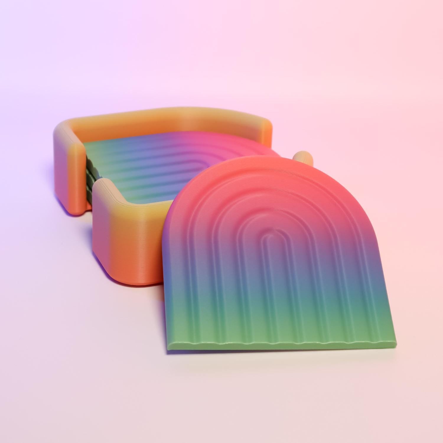 Rainbow Coaster Set