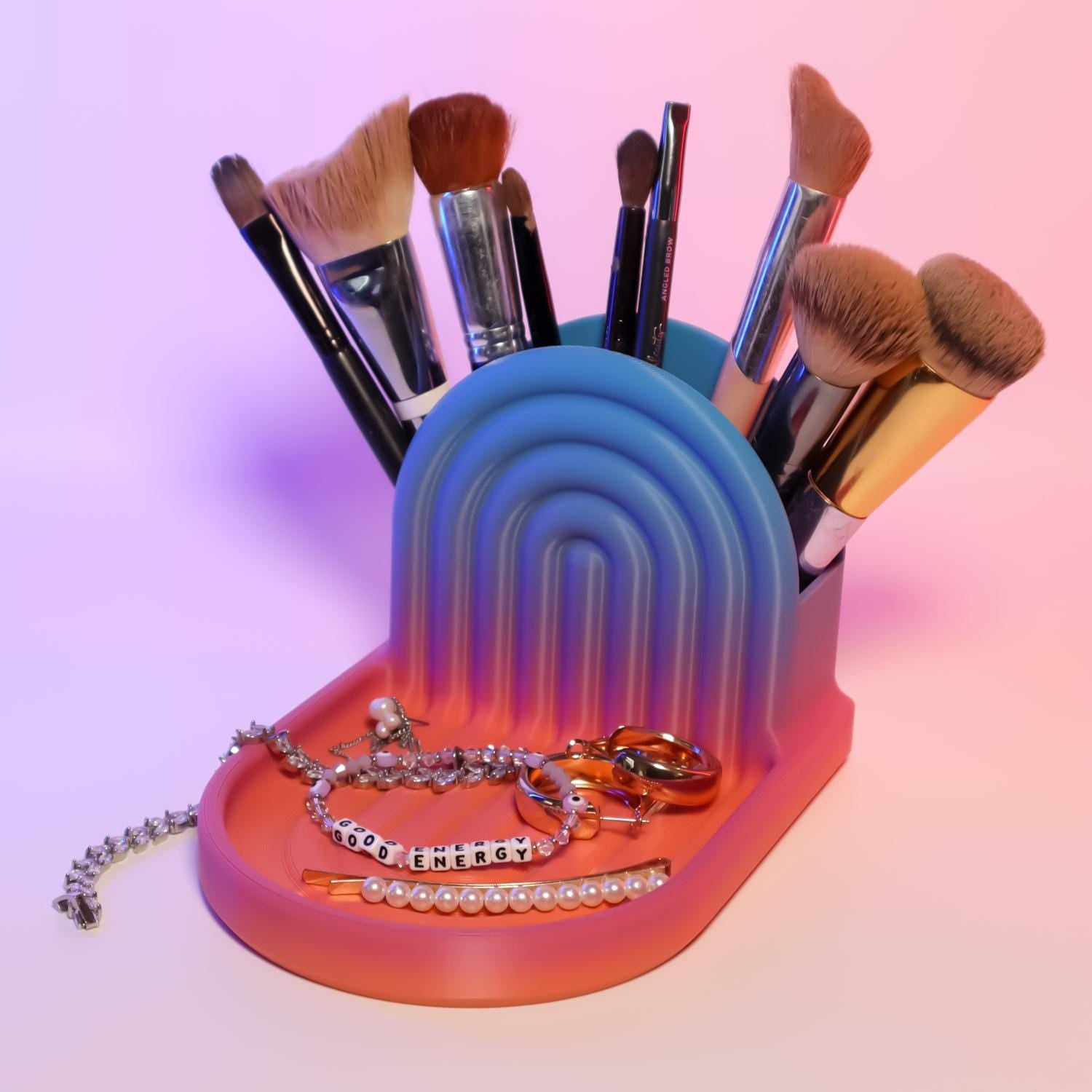 Rainbow Desk Organizer, with Tray