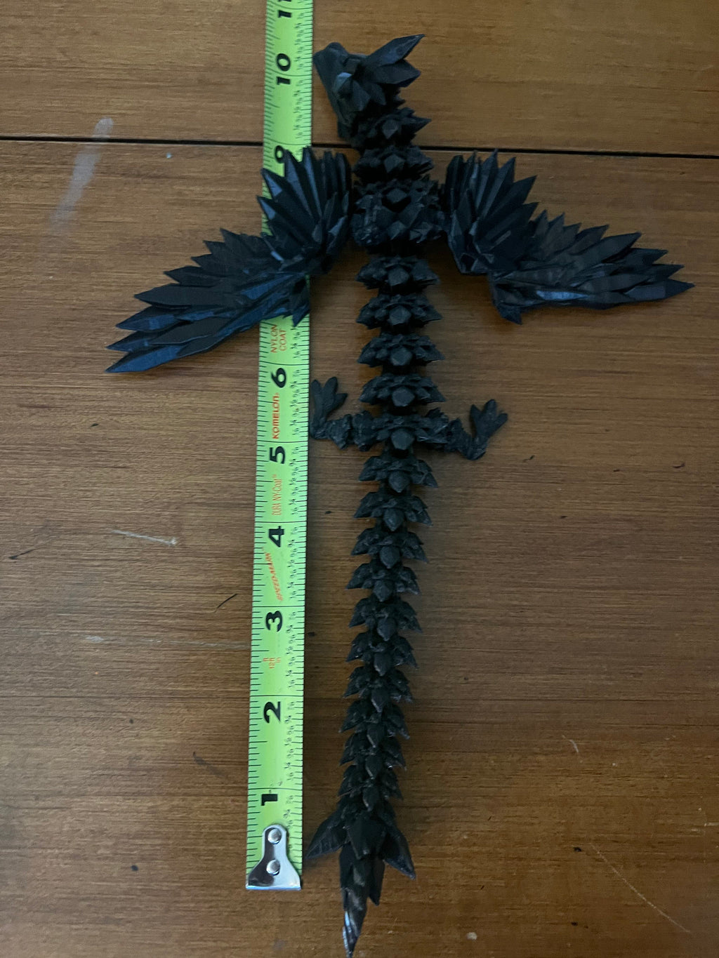 3D Printed Flexible Crystal Winged Dragon Family