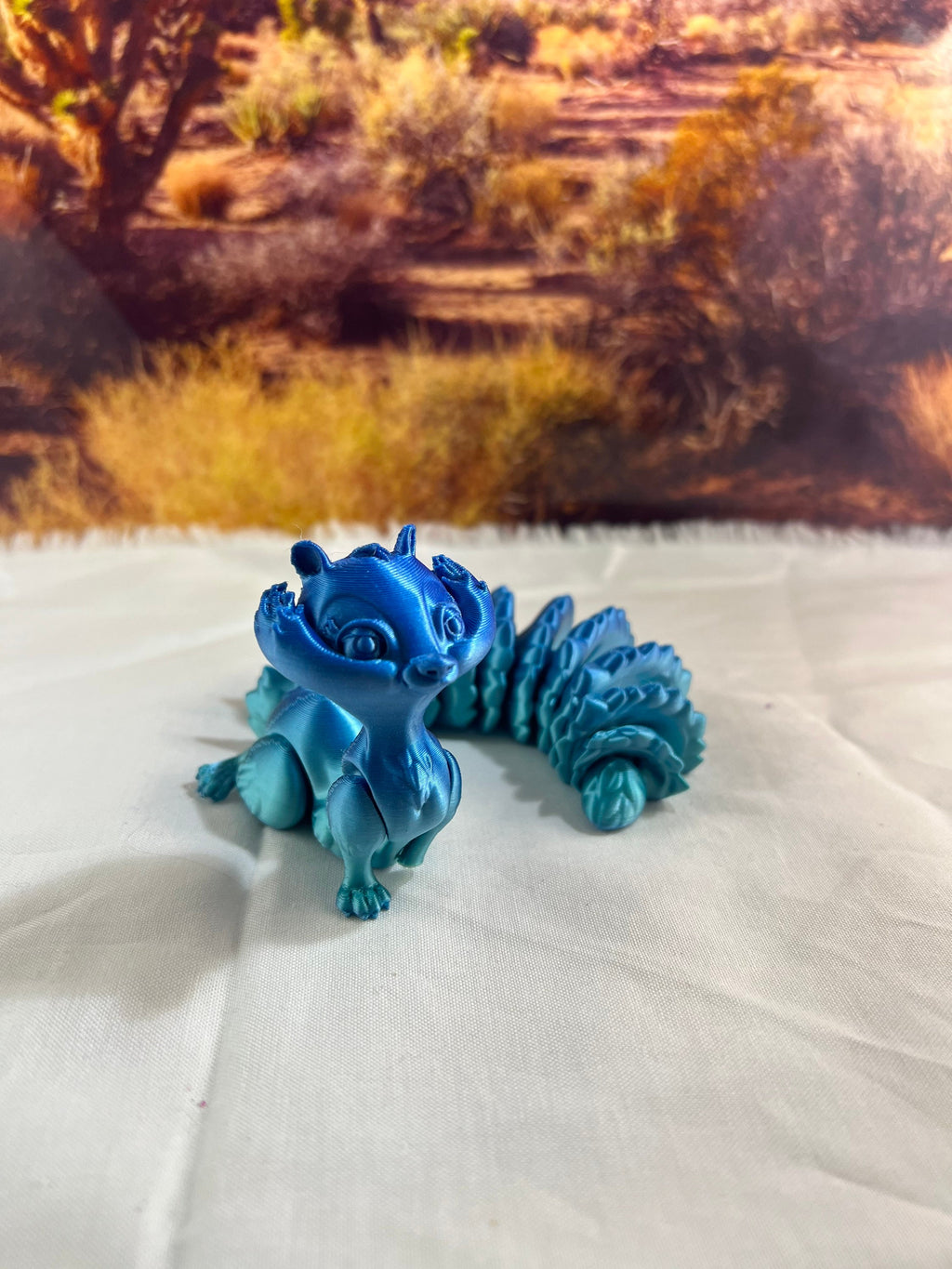3D Printed Custom Flexible Squirrel