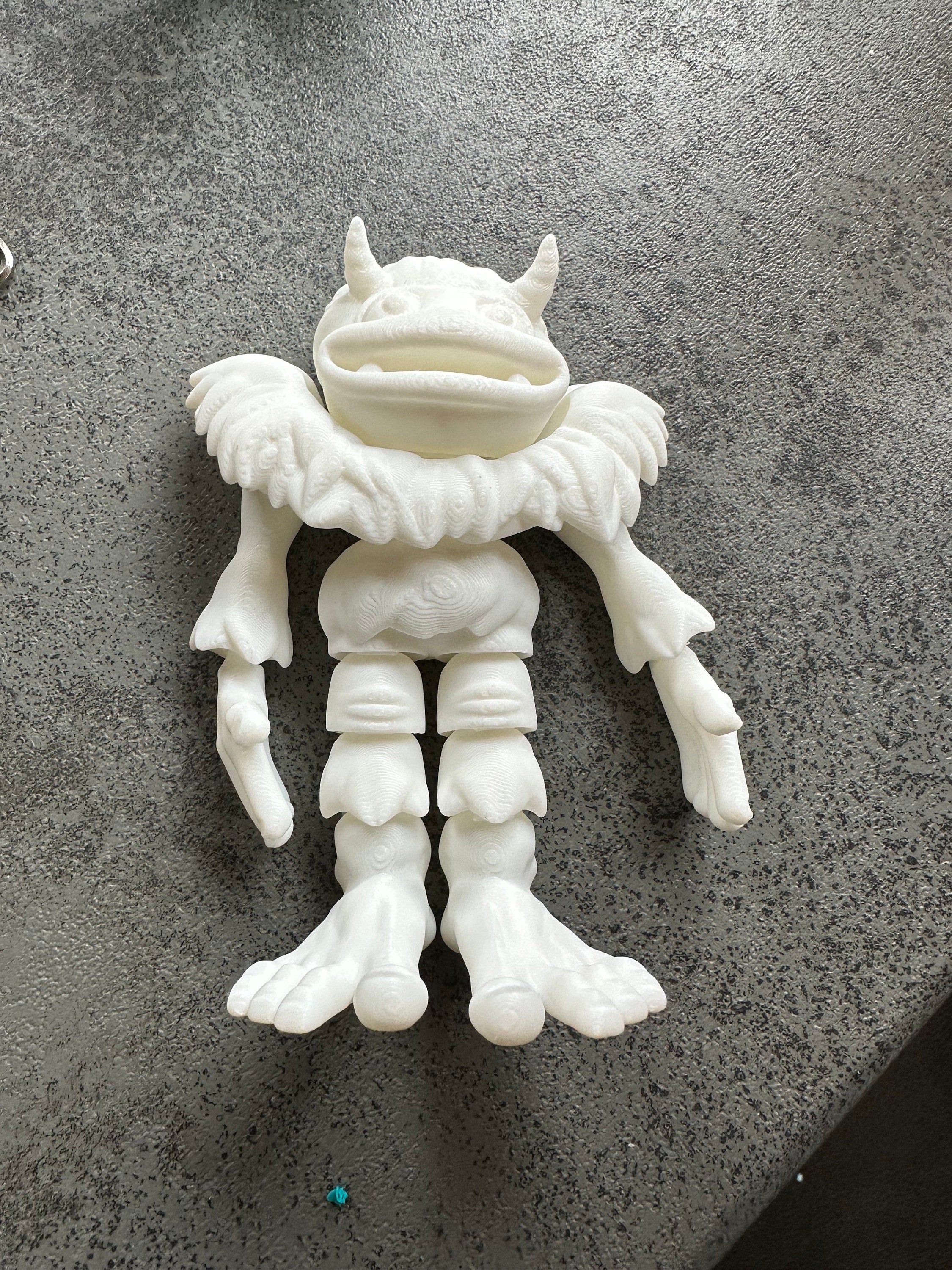 3D Printed Flexi Factory Articulating Yeti