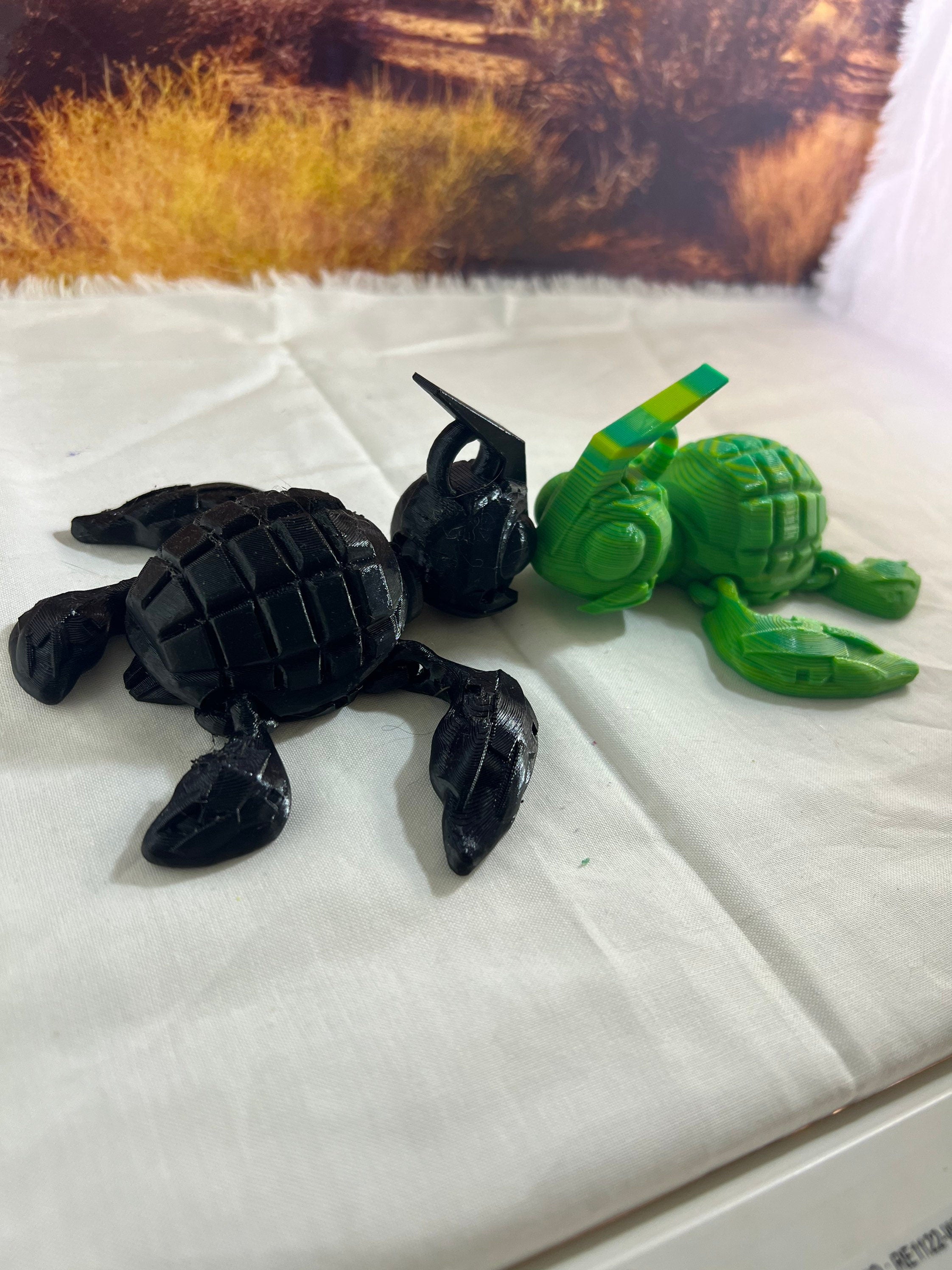 Articulated Grenurtle 3D printed Fidget Toy