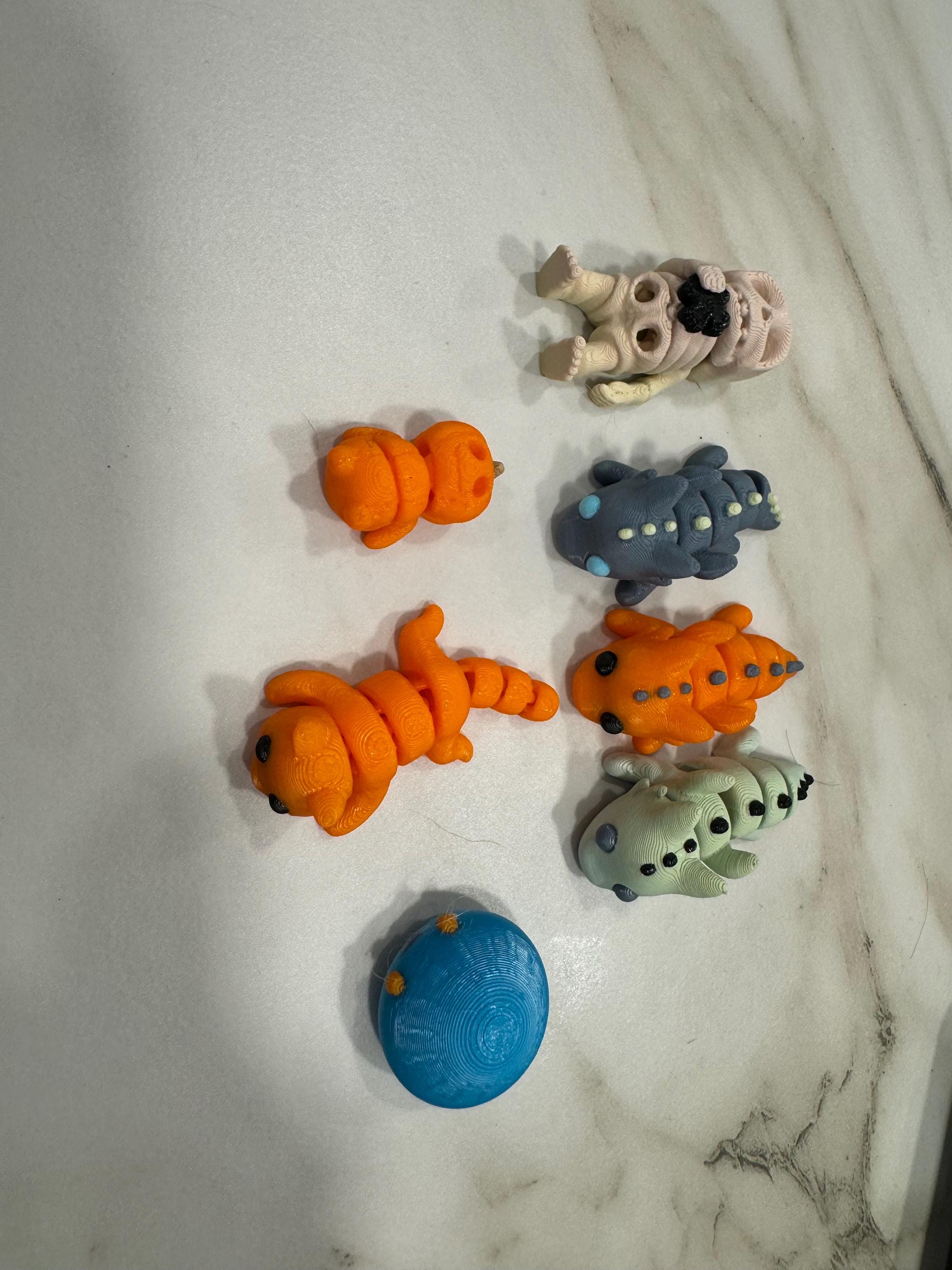 Mini Adorable 3D Printed Animals