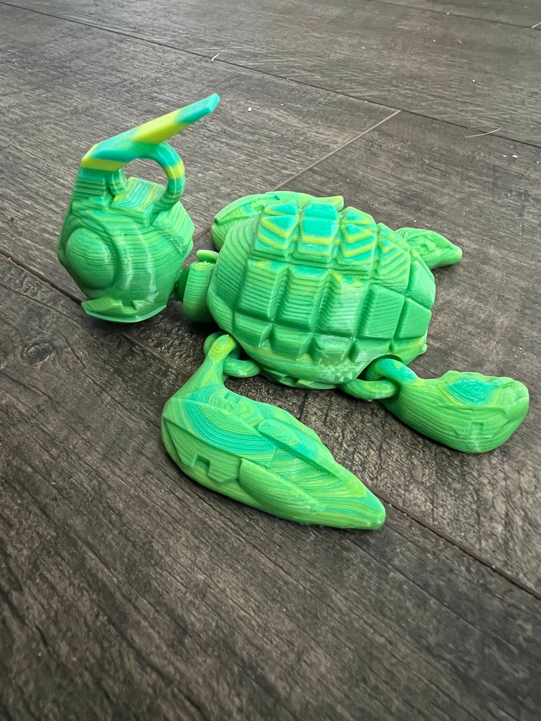 Articulated Grenurtle 3D printed Fidget Toy