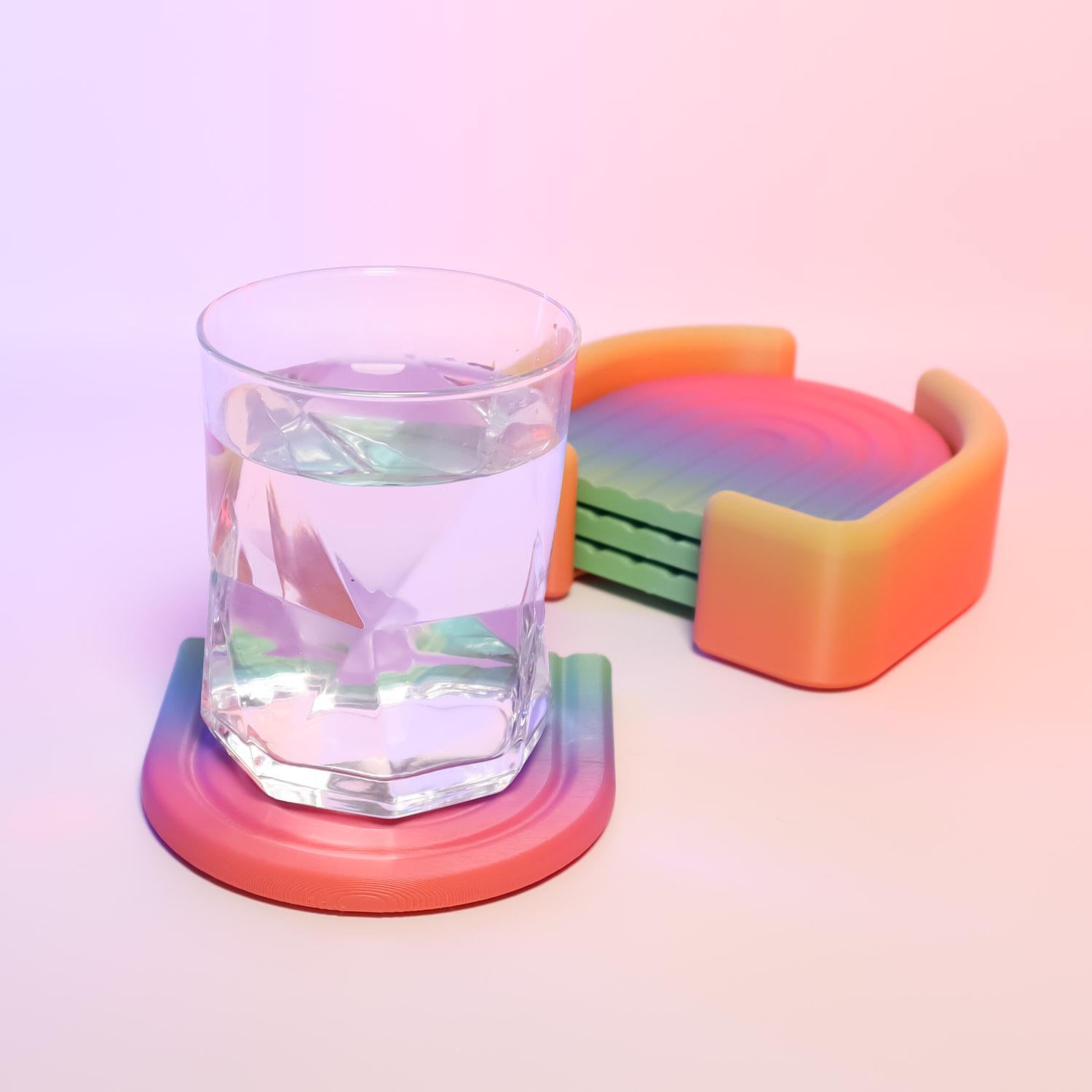 Rainbow Coaster Set