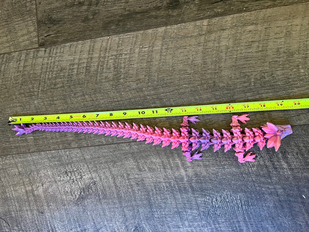 3D Printed Flexible Crystal Dragon