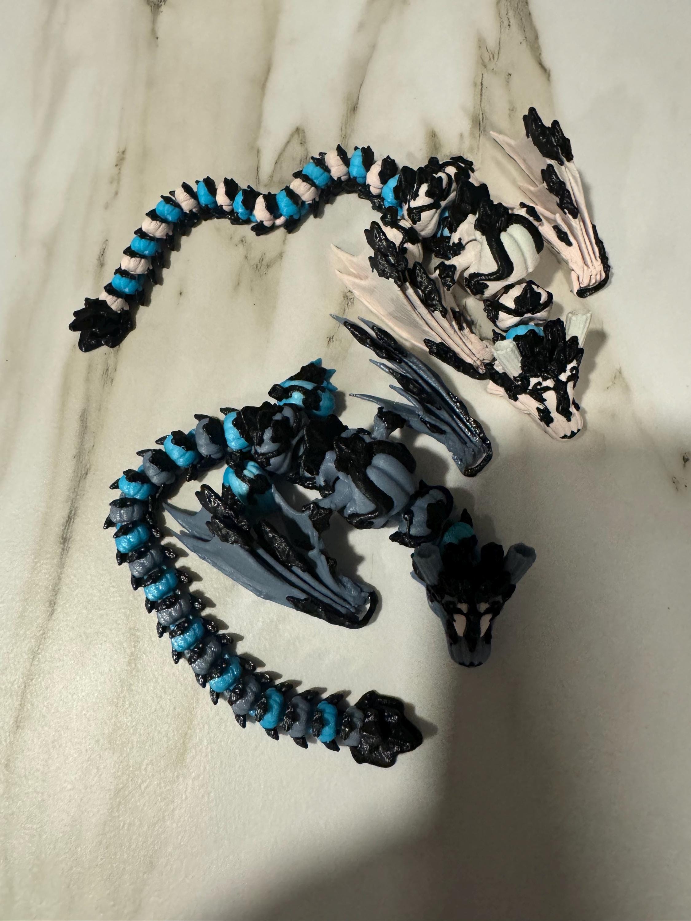 3D Printed Flexible Pumpkin Wyvern