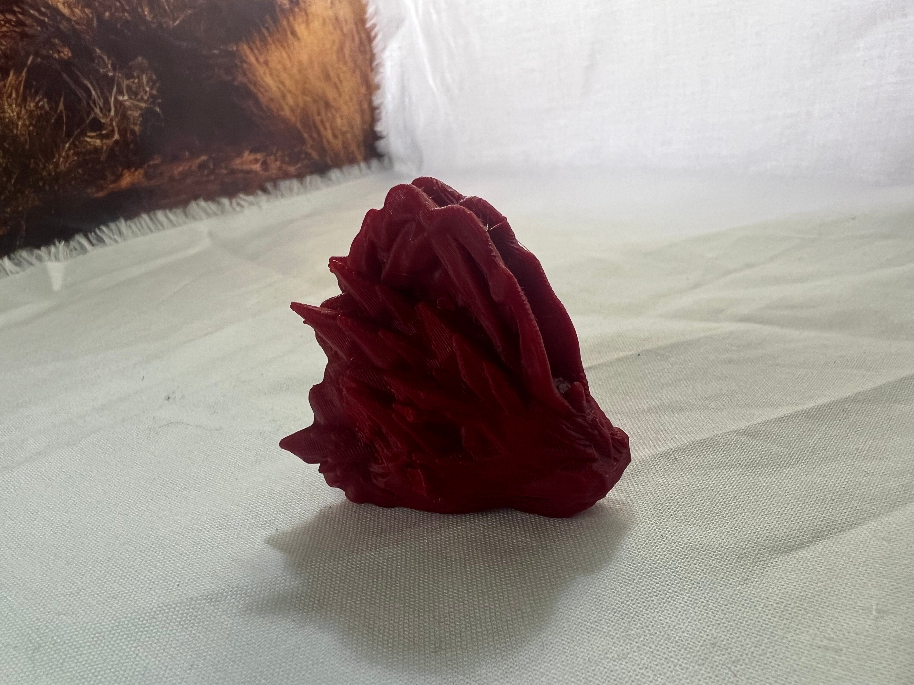 3d Printed Dragon Head Keychain