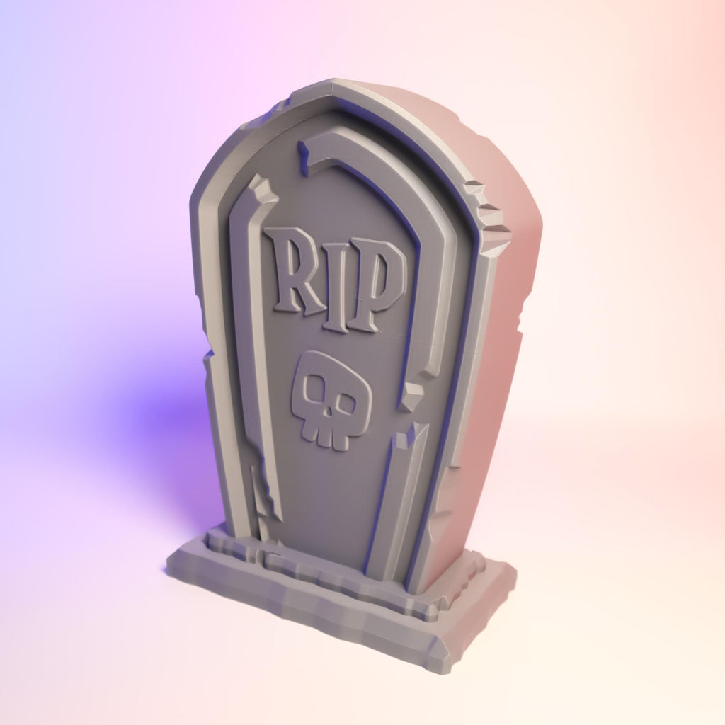 Tombstone Headphone Holder 3D Printed